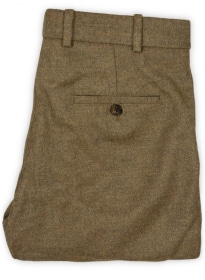 Light Weight Rust Brown Tweed Pants - 32R