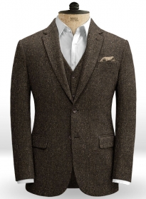 Brown Flecks Donegal Tweed Jacket