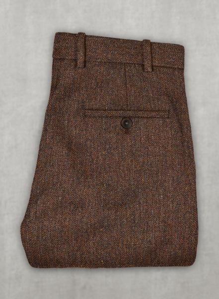 Haberdasher Wine Tweed Pants