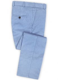 Napolean Box Blue Wool Pants