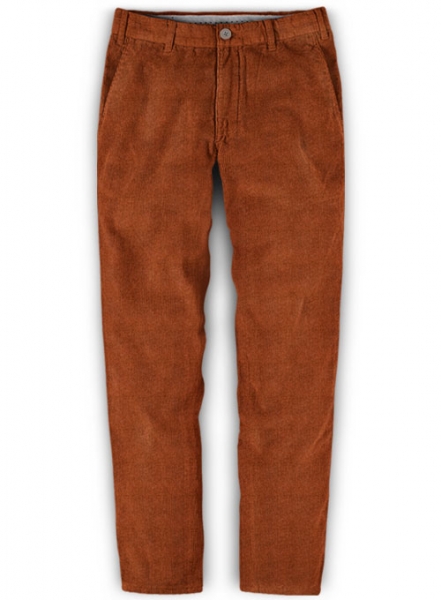 Rust 21 Wales Stretch Corduroy Trousers