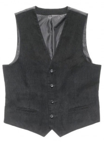 Corduroy Waist Coat - Pre Set Sizes - Quick Order