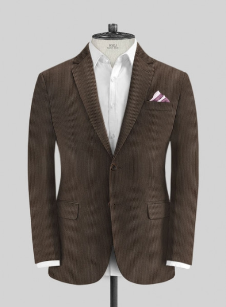 Dark Brown Corduroy Suit