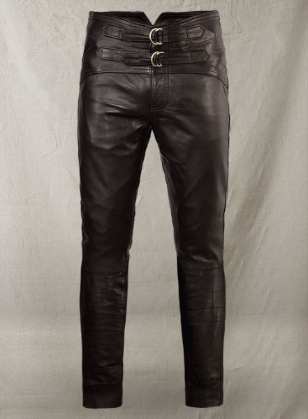 Soft Dark Brown Jim Morrison Leather Pants