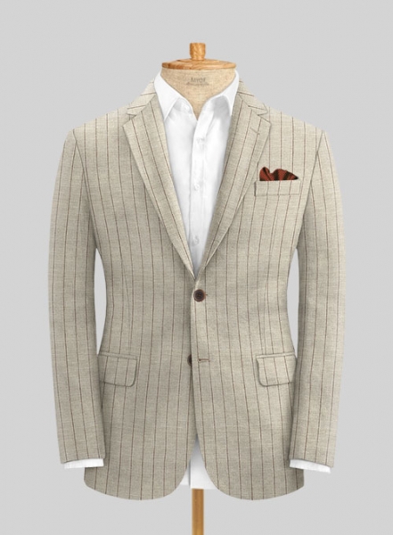 Solbiati Linen Wool Silk Occhi Jacket