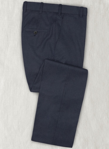 Napolean Navy Blue Wool Pants