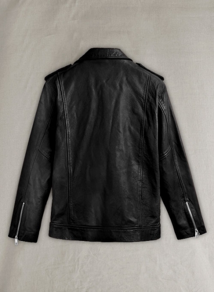 Beast Black Biker Leather Jacket