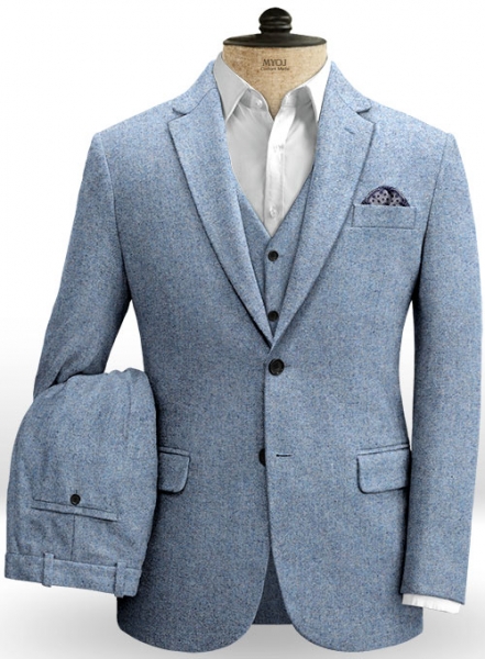 Tom Blue Tweed Suit