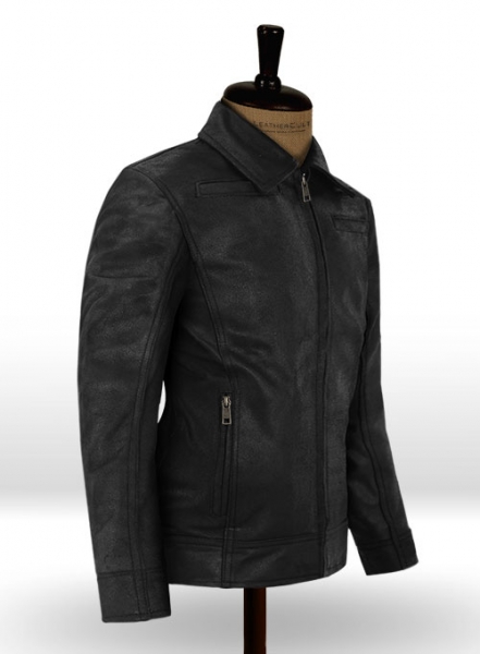 Shiny Cocktail Black Joseph Gordon Looper Leather Jacket