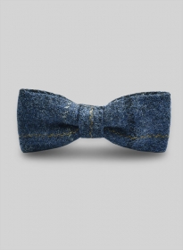 Harris Tweed Bow - Gordon Blue