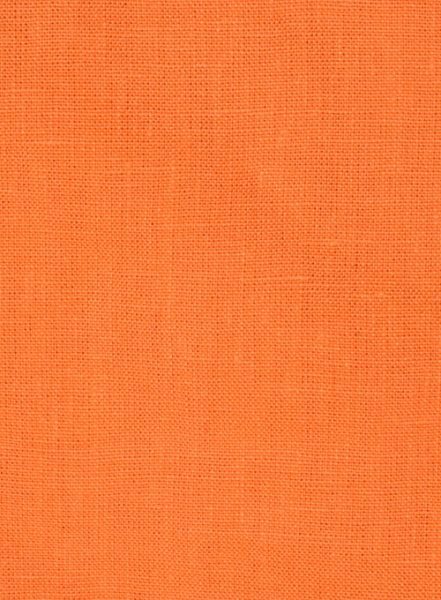 Pure Neon Orange Linen Pants