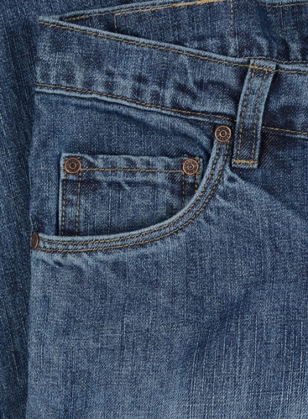 Kato Blue Scrape Wash Jeans