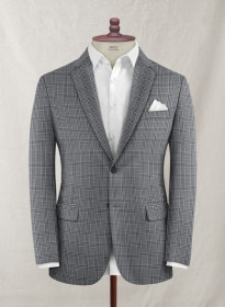 Reda Stobal Blue Gray Wool Jacket