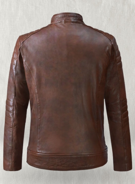 Firefly Moto Spanish Brown Biker Leather Jacket