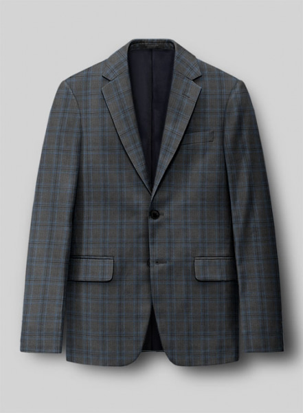 Napolean Sarcho Gray Blue Wool Jacket