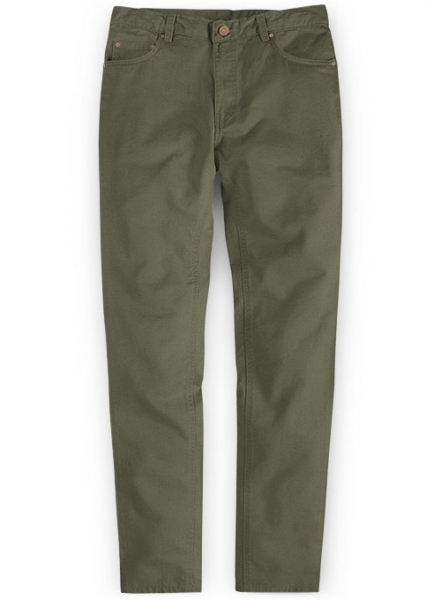 Olive Chino Jeans