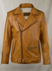 Rutland Caramel Brown Riding Leather Jacket