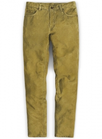 Khaki Stretch Corduroy Jeans - 21 Wales