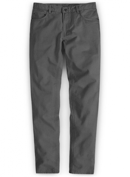 Heavy Gray Chino Jeans