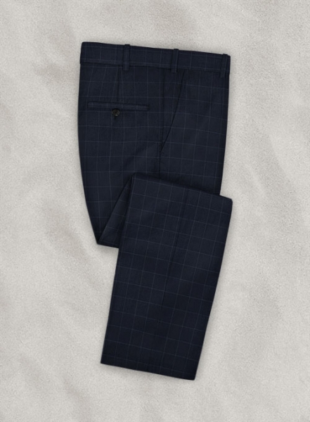 Stretch Boxer Blue Wool Suit