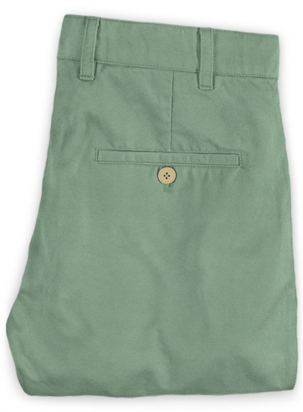 Stretch Summer Weight Spring Green Chino Pants