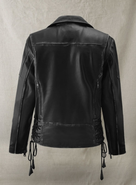 Street Style Black Biker Leather Jacket