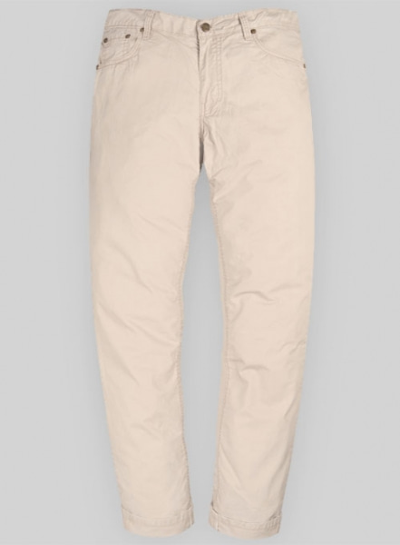 Summer Weight Light Beige Chino Jeans