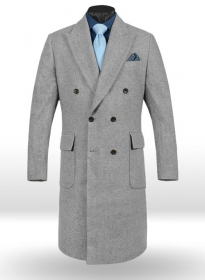 Musto Light Weight Light Gray Tweed Overcoat