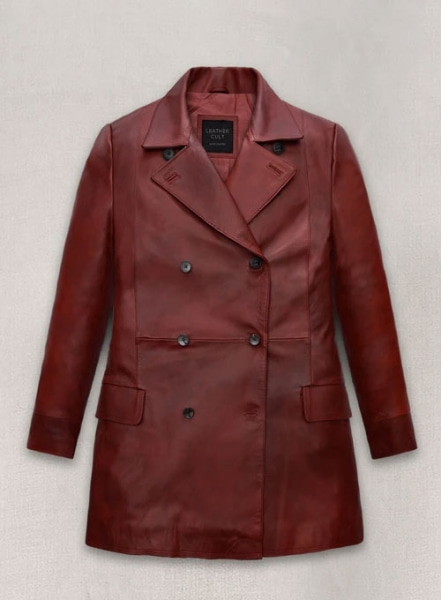 Dakota Johnson Madame Web Leather Trench Coat