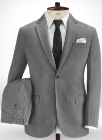 Cotton Stretch Giono Gray Suit