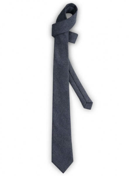 Tweed Tie - Bond Blue Tweed