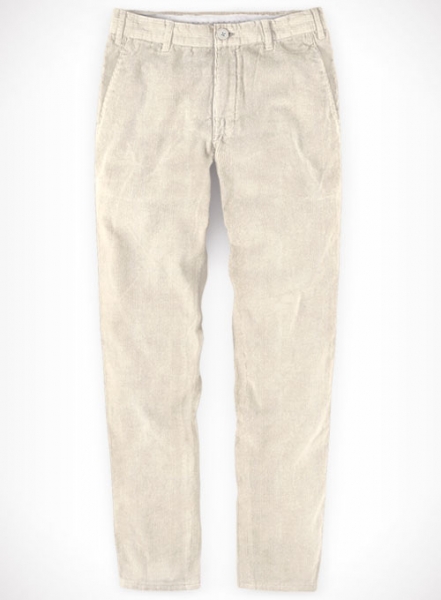 Light beige corduroy pants