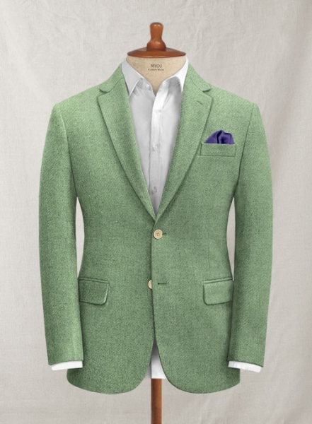 Mist Green Tweed Jacket