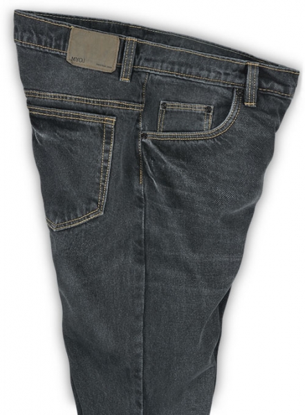 Rooster Black Indigo Wash Whisker Jeans