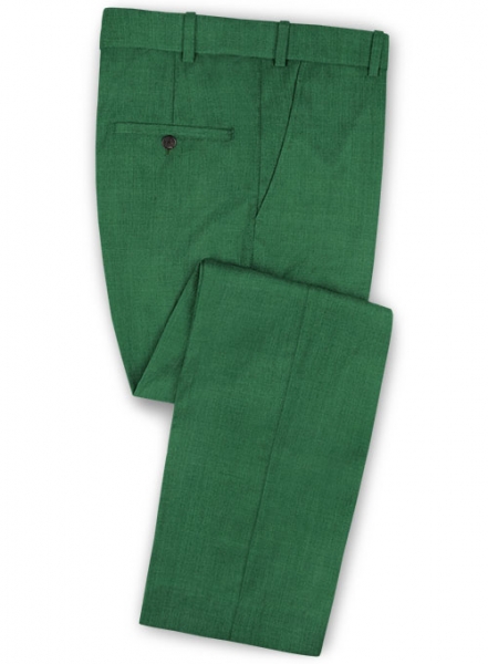 Fern Green Wool Pants