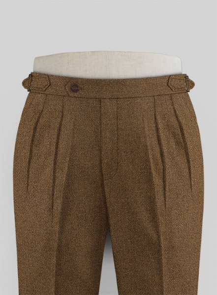 Royal Brown Heavy Tweed Highland Trousers