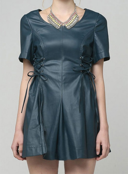 Viktoria Leather Dress - # 778