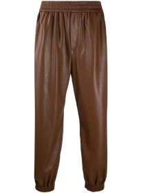 Comfy Leather Jogging Pants