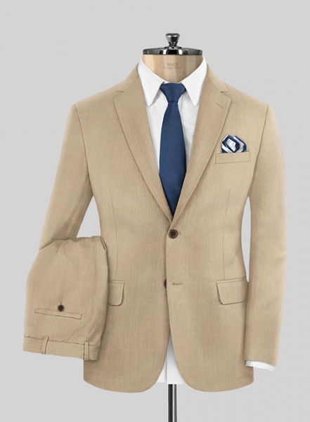 Napolean Khaki Wool Suit