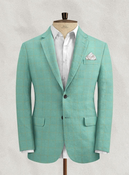 Italian Linen Adenas Checks Suit