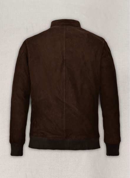 Dark Brown Suede Ryan Reynolds Leather Jacket