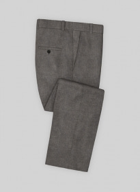 Solbiati Raw Brown Linen Pants