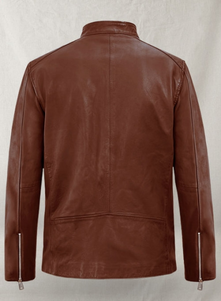 Motorad Tan Biker Leather Jacket