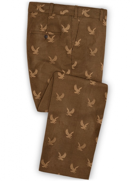 Eagle Dark Brown Wool Pants
