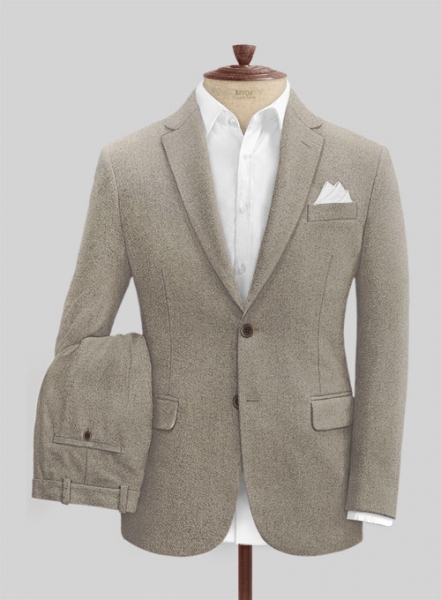 Light Weight Light Brown Tweed Suit