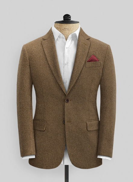 Royal Brown Heavy Tweed Jacket