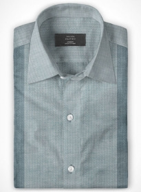 Cotton Stretch Herringbone Annah Shirt - Full Sleeves