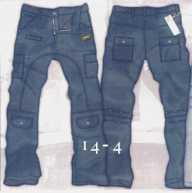 Designer Denim Cargo Jeans - Style 14-4