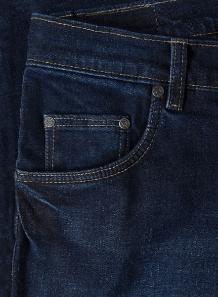 Marina Blue Stretch Indigo Wash Whisker Jeans