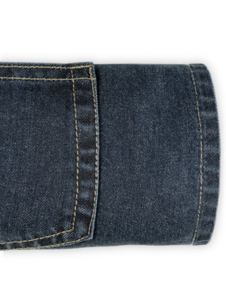 Zen Blue Vintage Wash Stretch Jeans